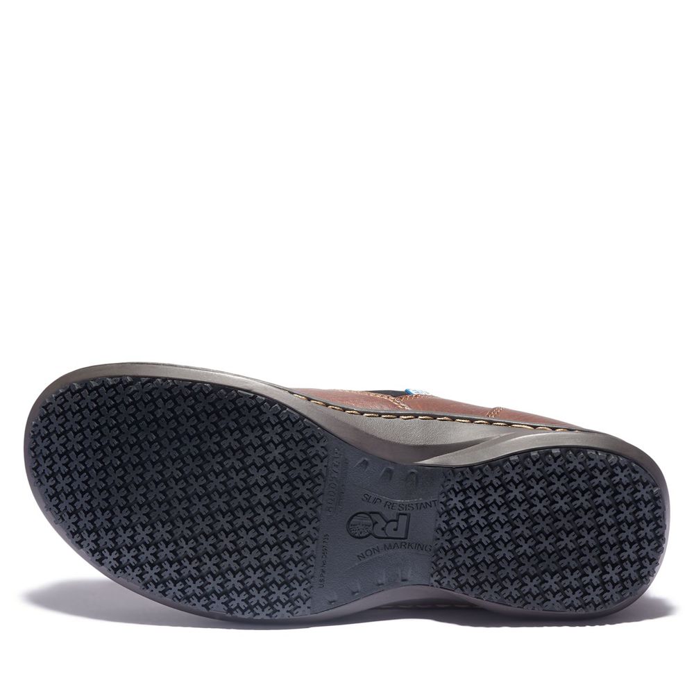 Calçado de Segurança Masculino - Timberland Pro® Gladstone Esd Steel Toe Slip-On - CMEXR8730 - Marro